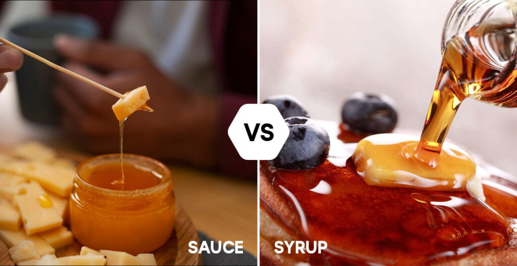 تفاوت سیروپ کارامل و سس کارامل