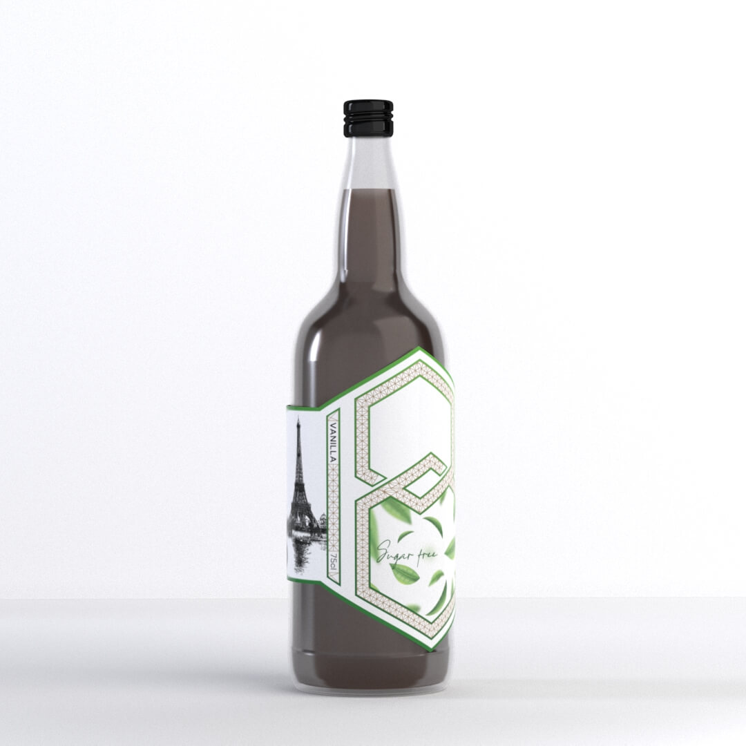 سیروپ بدون قند وانیل