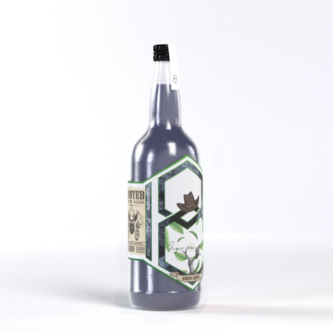 سیروپ بدون قند بلوبری