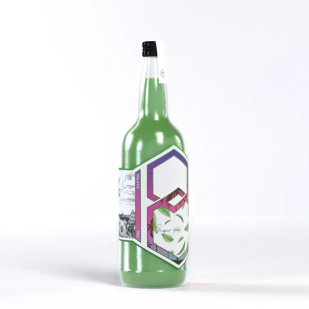 سیروپ بدون قند موهیتو