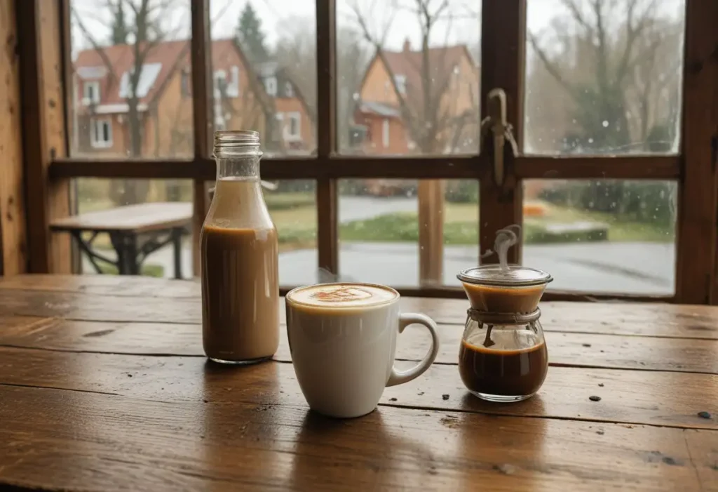 نوشیدنی با پکیج سیروپ بدون قند برای قهوه