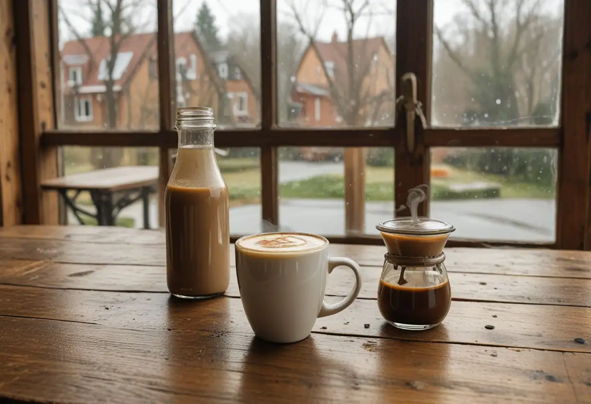 نوشیدنی با پکیج سیروپ بدون قند برای قهوه