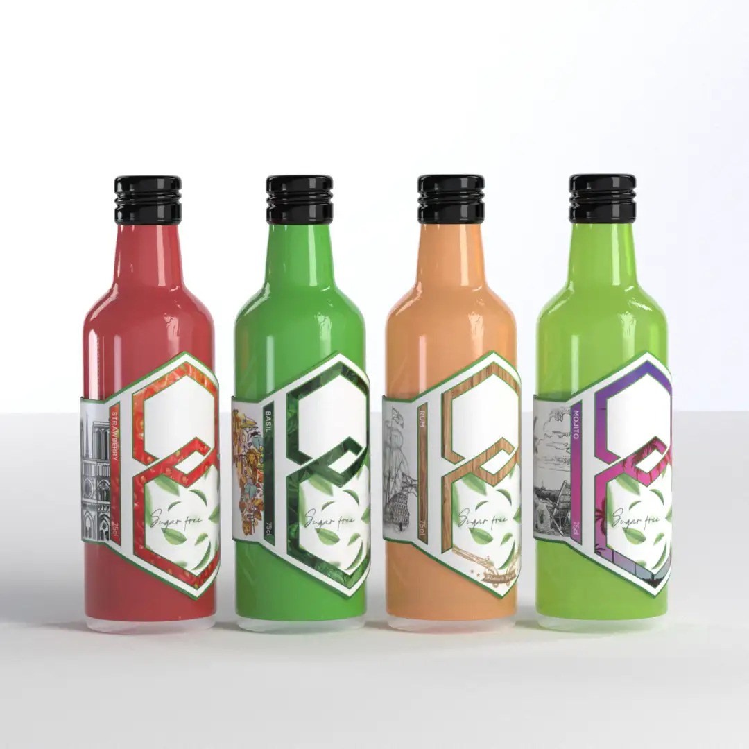 پکیج ۴×۳۵۰ سیروپ بدون قند برای ماکتیل 2