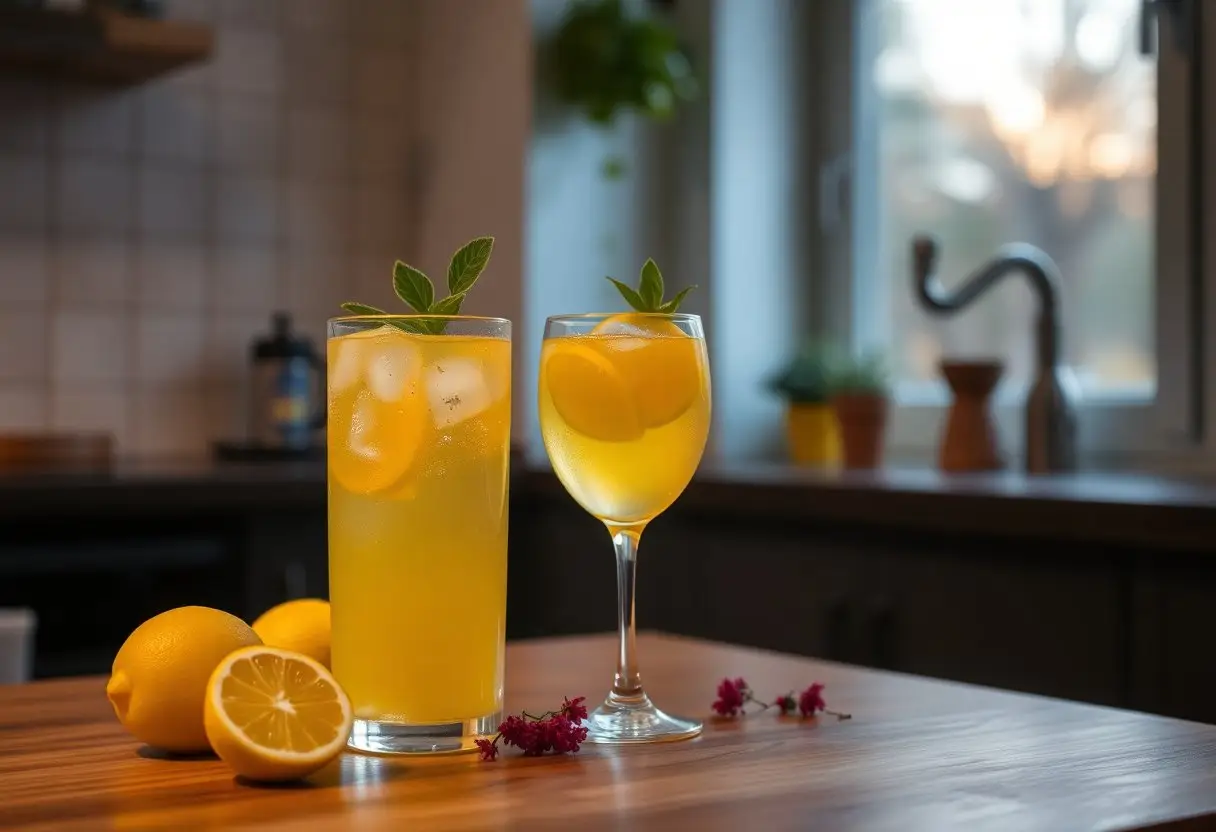 لیموناد زعفرانی